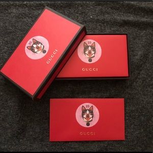 Authentic Limited Edition Gucci Red Envelopes